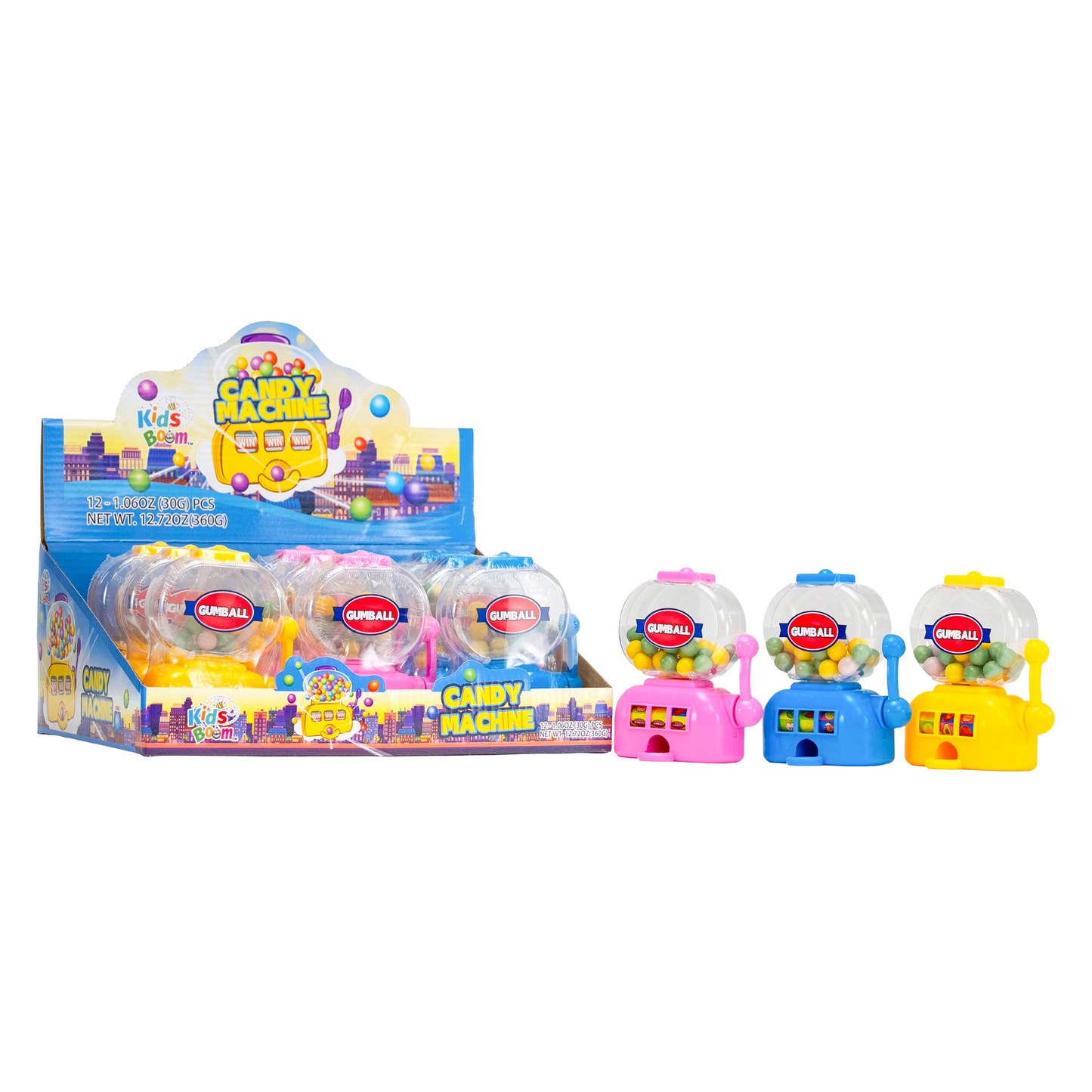 Kids Boom™ Gumball - 12PCS (30g Each)| Pop & Play