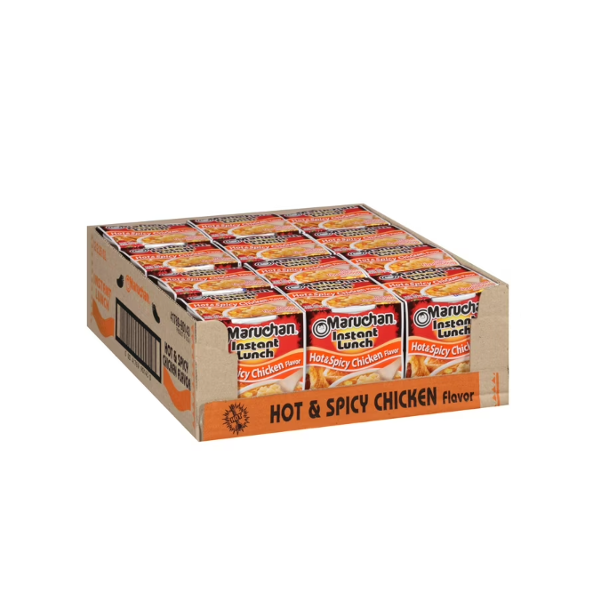 Maruchan Instant Lunch - Variety Pack, 2.25oz Cups (12-Pack per Flavor)