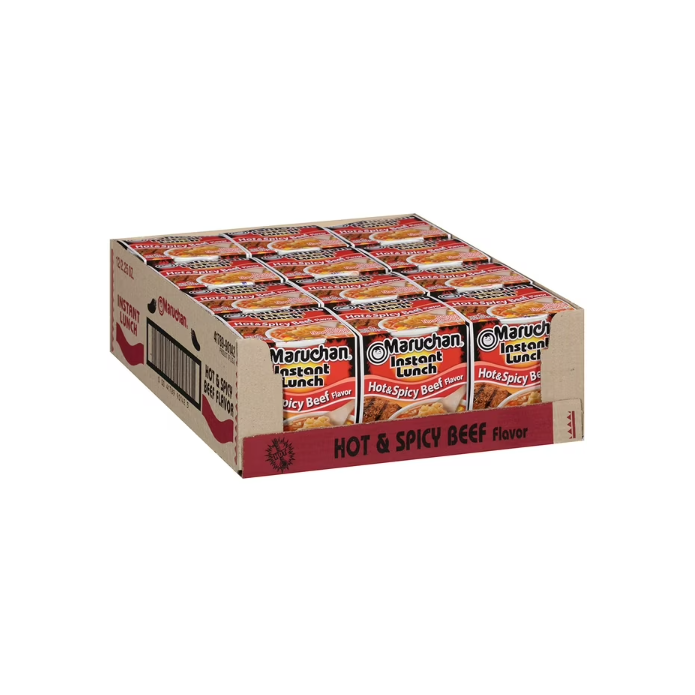 Maruchan Instant Lunch - Variety Pack, 2.25oz Cups (12-Pack per Flavor)