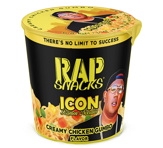 Rap Snacks ICON Ramen – Master P Creamy Chicken Gumbo Flavor