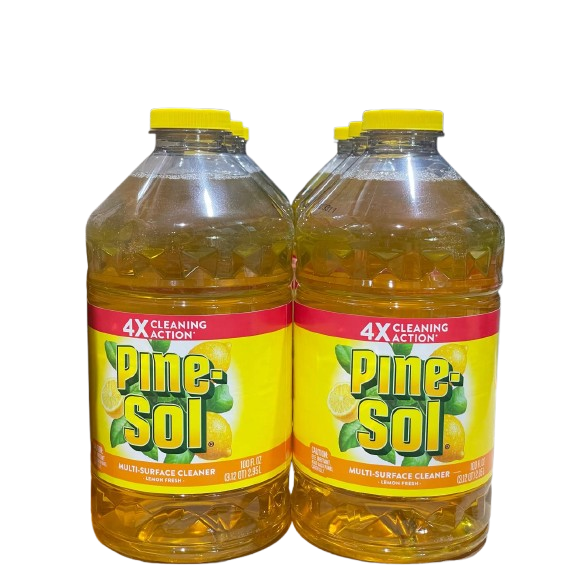 Pine-Sol Multi-Surface Cleaner – Lemon Fresh, 144 oz (Pack of 6)