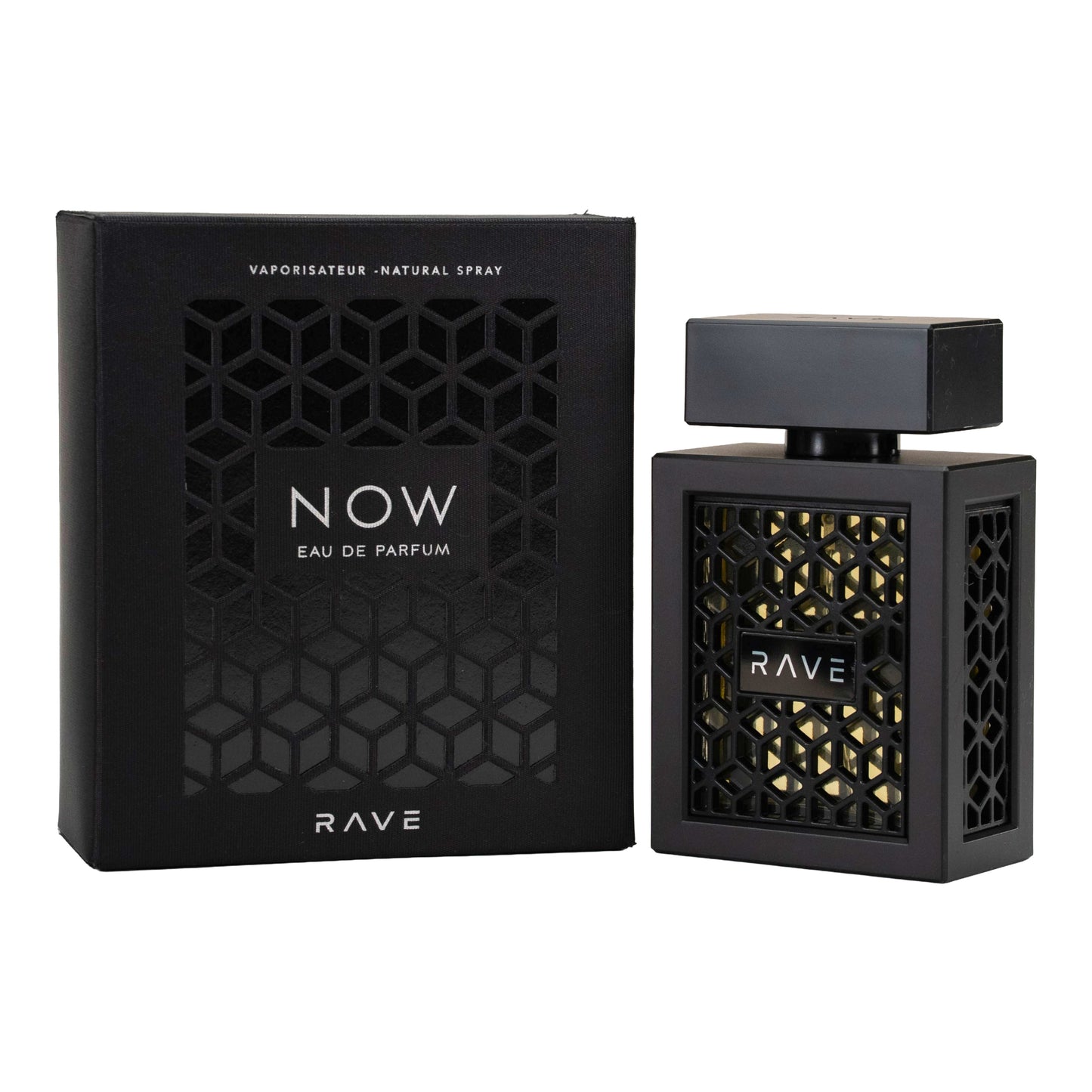 Lattafa Rave Now Eau de Parfum 100ML – Smoky Woody Aromatic Men's Fragrance with Apple, Bergamot & Amber