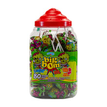 Big Bom XXL Zombie – Tropical Fruit Shock (Jar of 80 Lollipops)