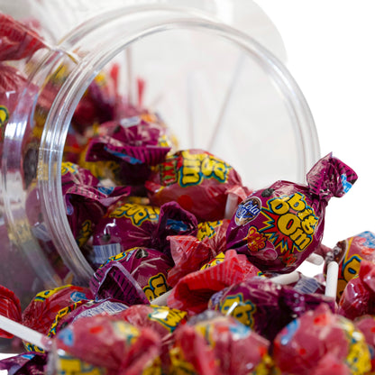 Big Bom XXL Cola Pop – Fizzy Cola Blast (Jar of 80 Lollipops)