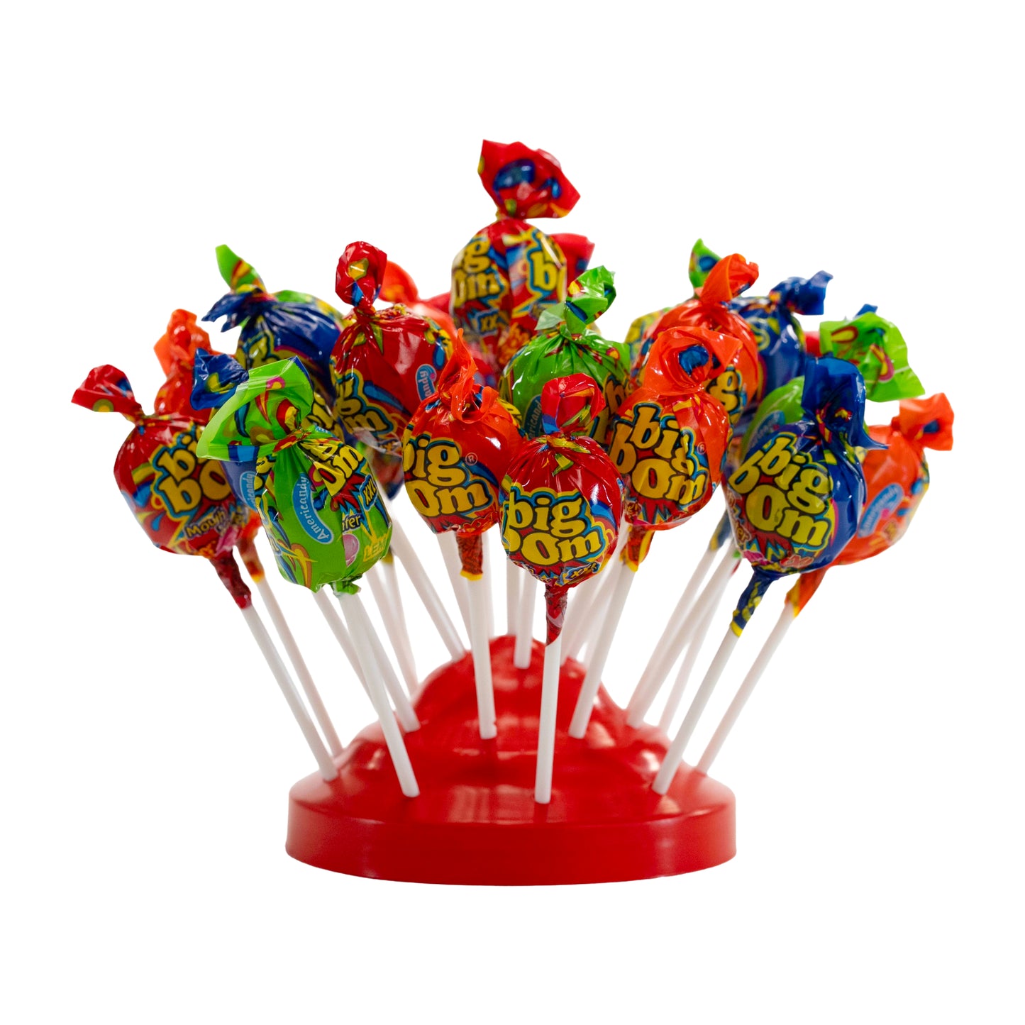 Big Bom XXL – Mouth Painter Double Fun (Jar of 80 Lollipops)