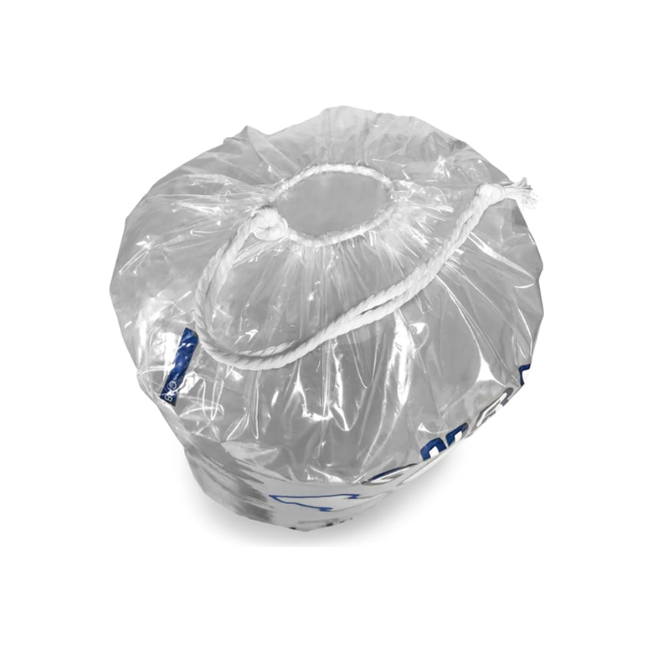 10 lbs Crystal Drawstring Ice Bags - 400 Count per Case