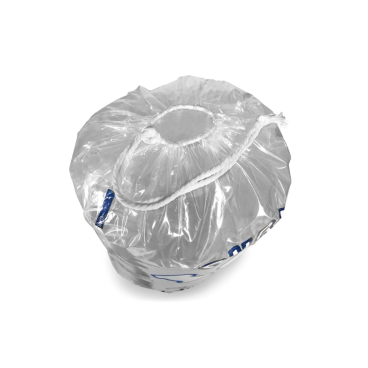 8 lbs Crystal Drawstring Ice Bags - 400 Count per Case