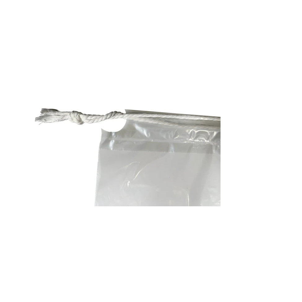 8 lbs Crystal Drawstring Ice Bags - 400 Count per Case