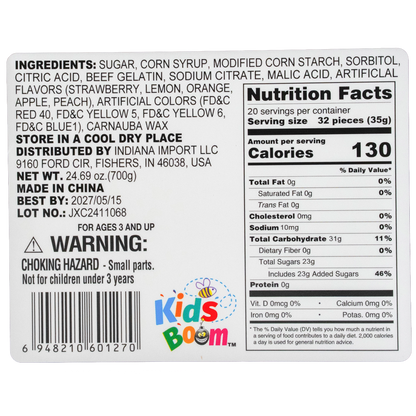 Kids Boom™ Jelly Beans - 20pcs (35g Each) |Colorful Sweet Joy