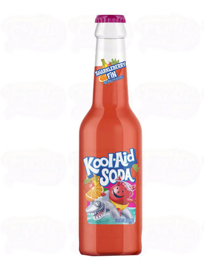Kool-Aid Soda – Sharkleberry Fin Flavor |(12 oz Bottles ,355ml)