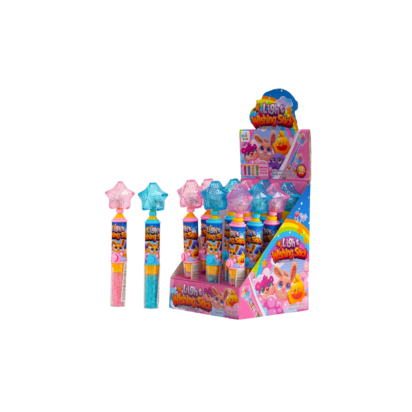 KidsBoom™ Light Wishing Stick- 12pcs (10g Each) | Make a Wish!
