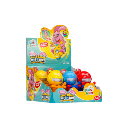 KidsBoom™ Lolly Rabbit Moto Bike - 6PCS (10g Each) | Fun Sweet Ride