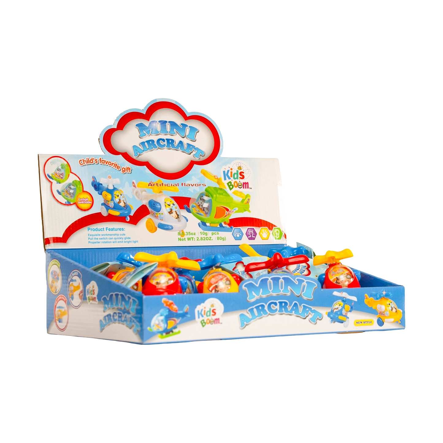 KidsBoom™  Mini Aircraft - 8pcs (10g Each) | Fly High Fun