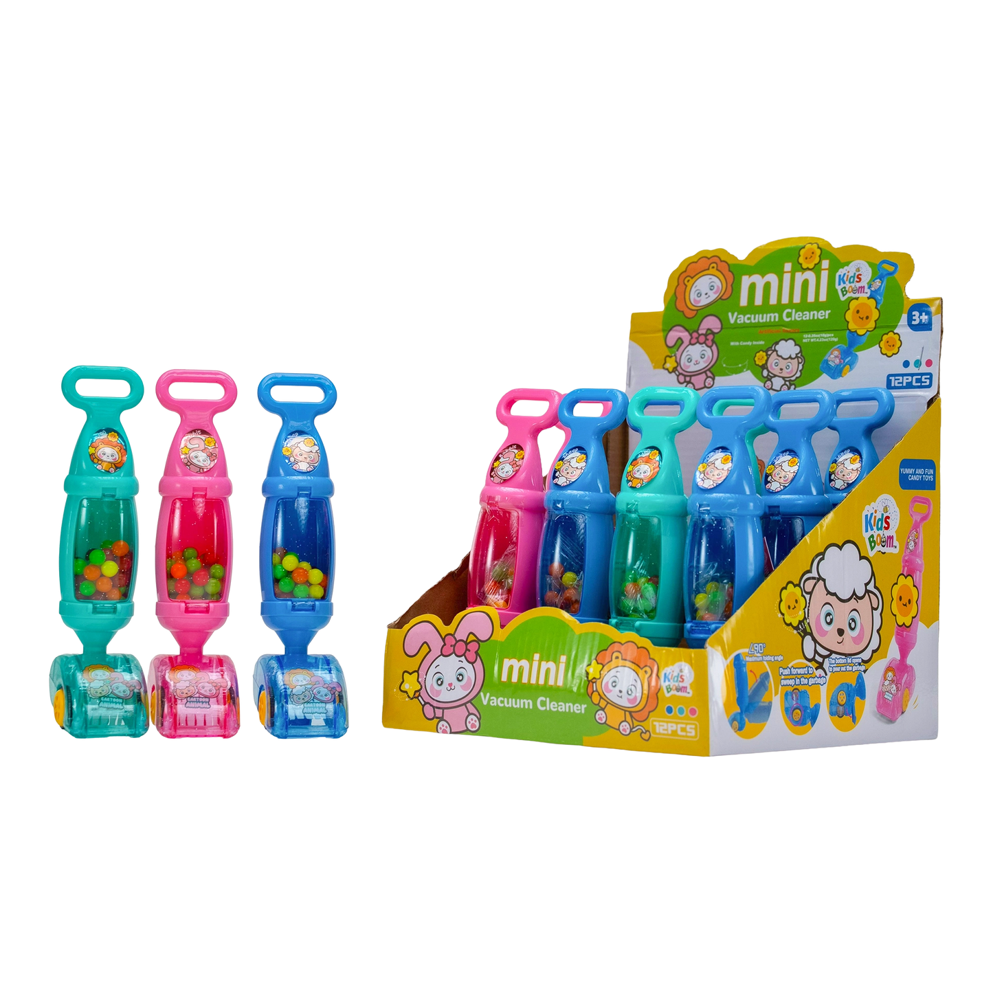 KidsBoom™Mini Vacuum Cleaner - 12PCS ( 10g Each) | Sweep, Play, Smile