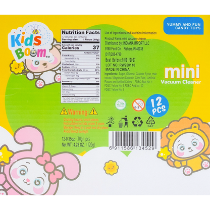 KidsBoom™Mini Vacuum Cleaner - 12PCS ( 10g Each) | Sweep, Play, Smile