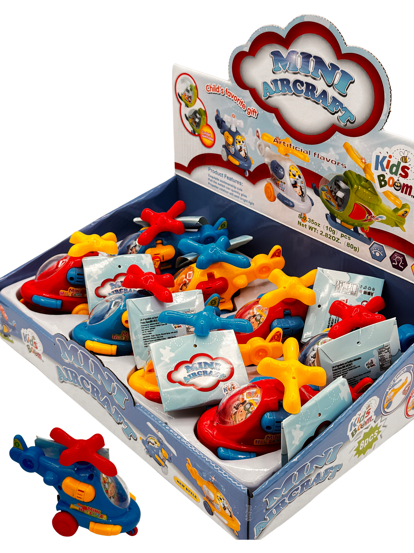 Kids Boom - Mini Aircraft Candy toy 8C