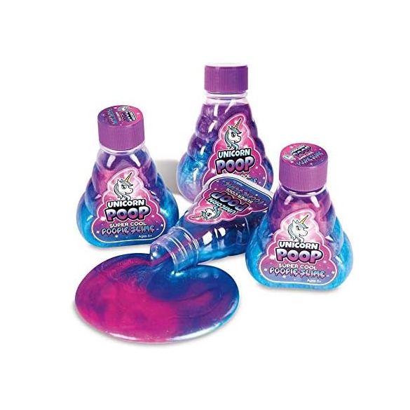 Unicorn Poop Slime - 12 Pack Magical Party Favors for Kids