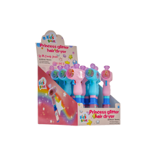 KidsBoom™ Princess Glitter Hair Dryer - 12pcs (15g Each) |Glitter Glam Treat