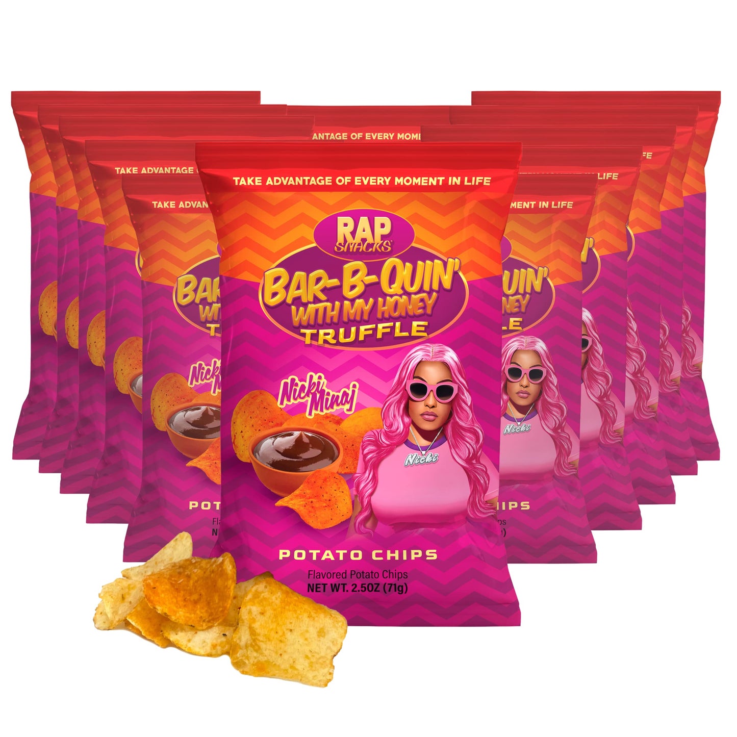Rap Snacks| Nicki Minaj | Chips (12 Bags)