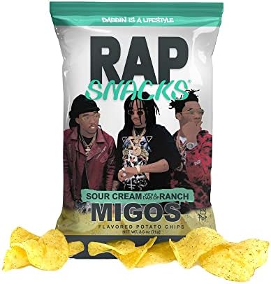 Rap Snacks| Migos | Chips (12 Bags)