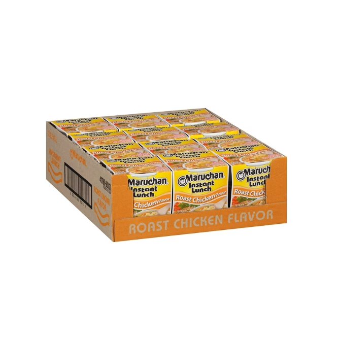 Maruchan Instant Lunch - Variety Pack, 2.25oz Cups (12-Pack per Flavor)