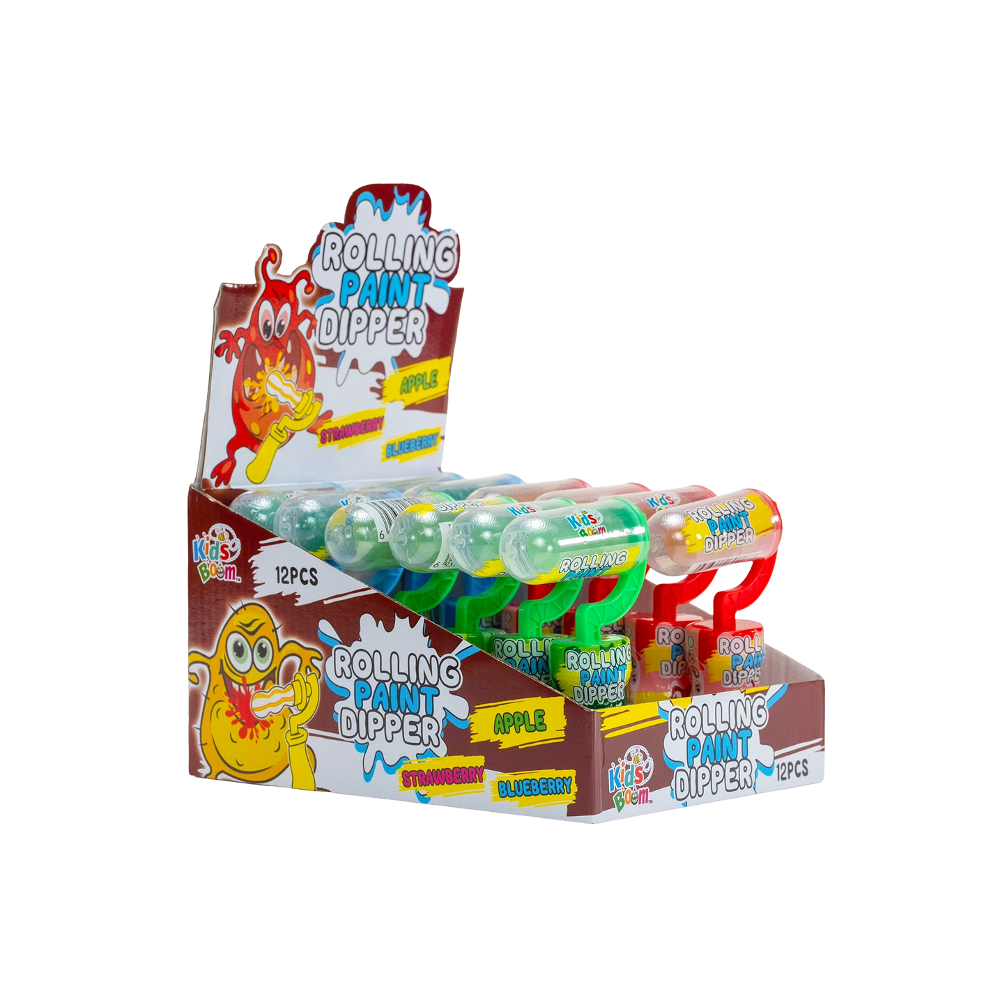 KidsBoom™ Rolling Paint Dipper - 12PCS ( 18g Each) | Dip & Roll