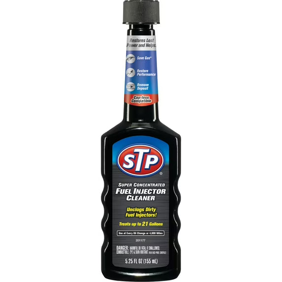 2 pack STP Super Concentrated Fuel Injector Cleaner - 5.25 Fluid Ounces