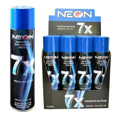 Neon 7x Premium Butane - 12 Pack, 300ml Each