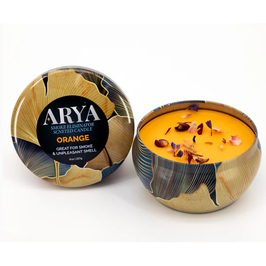 Arya Smoke Eliminator Scented Candles - Variety Pack, 8oz Tins