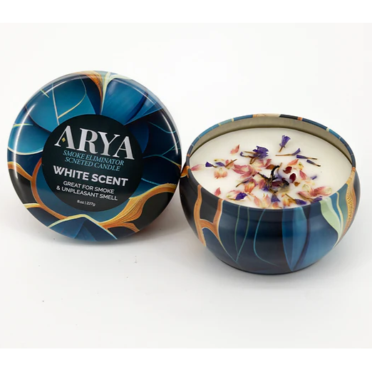 Arya Smoke Eliminator Scented Candles - Variety Pack, 8oz Tins