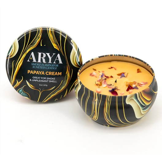 Arya Smoke Eliminator Scented Candles - Variety Pack, 8oz Tins