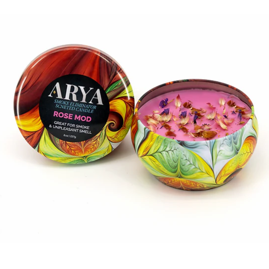 Arya Smoke Eliminator Scented Candles - Variety Pack, 8oz Tins