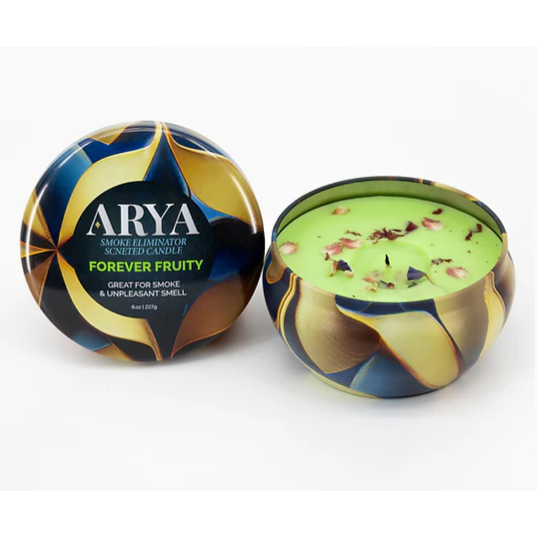 Arya Smoke Eliminator Scented Candles - Variety Pack, 8oz Tins