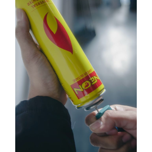 Neon Universal Butane Gas Lighter Refill , Ultra Refined (Yellow)