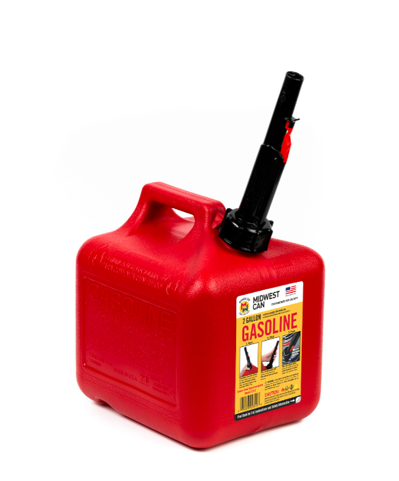 Midwest Gasoline Can – 2 Gallon Safety Fuel Container