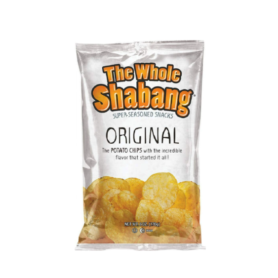 The Whole Shabang Original Potato Chips by Moon Lodge - Case of 16, 60oz