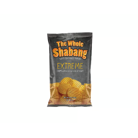 The Whole Shabang Extreme Potato Chips by Moon Lodge - Case of 16, 6oz Bags