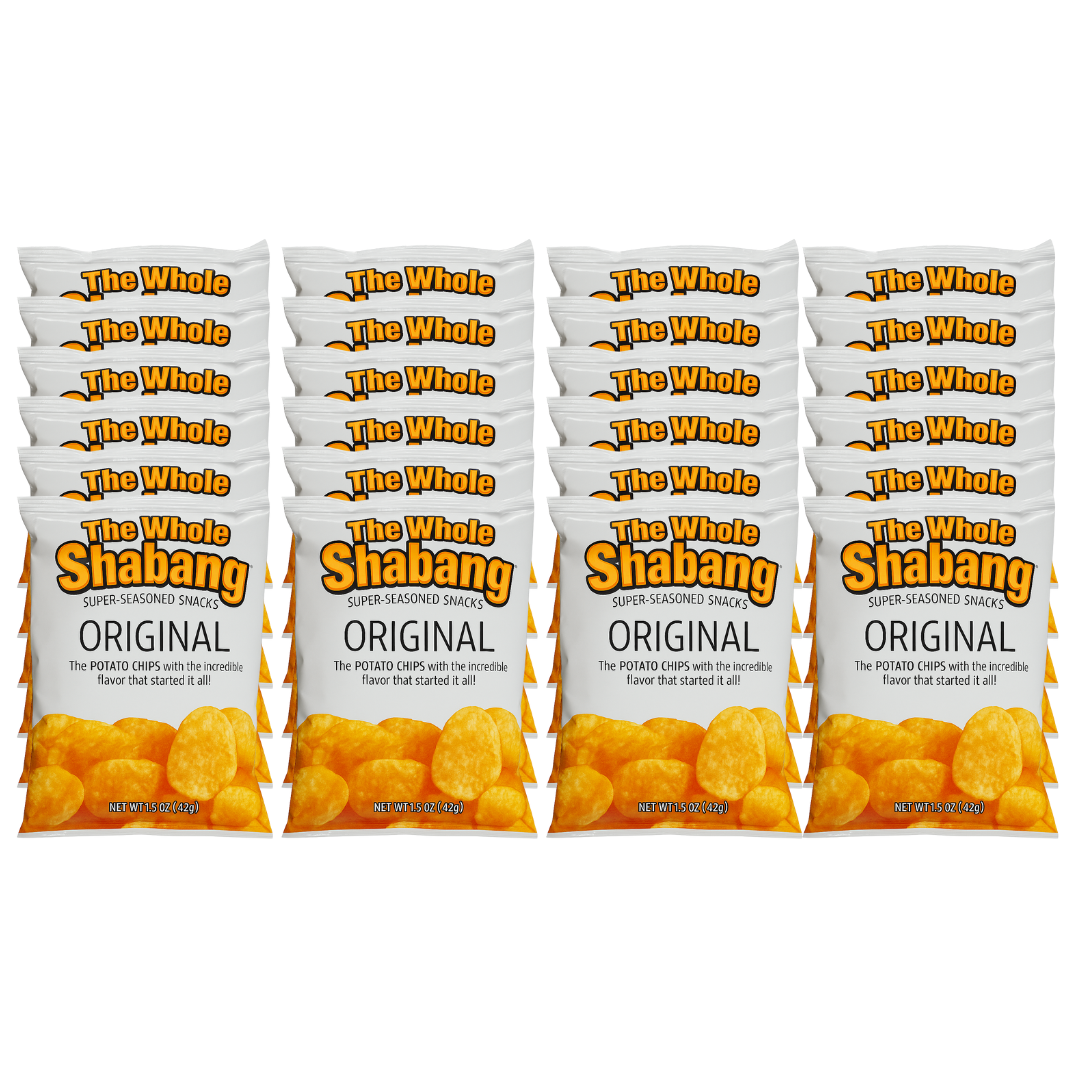 The Whole Shabang® Original Chips 1.5 oz Bags – 24 Count Bold Savory Snack Chips