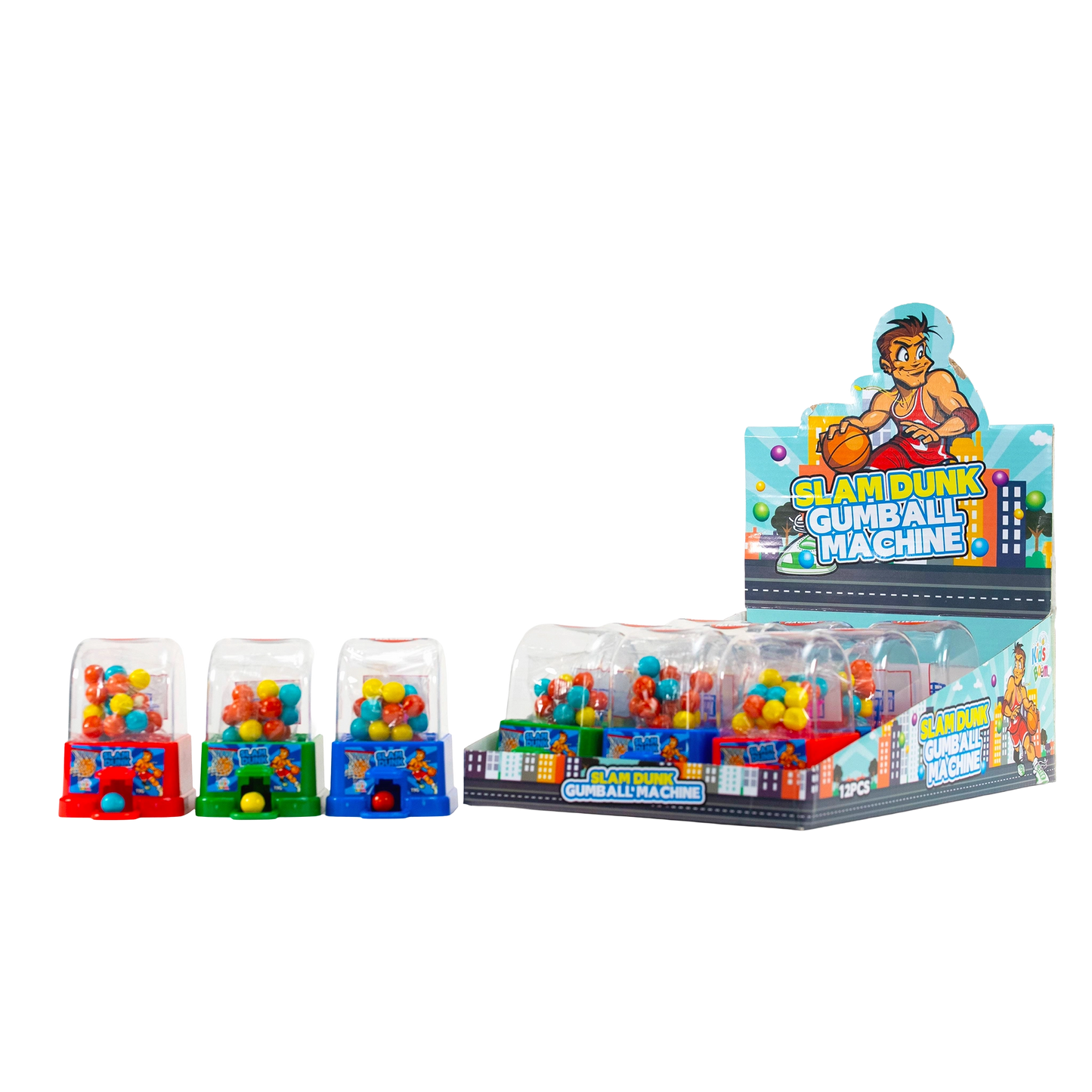 KidsBoom™ Slam Dunk - 12PCS (19g Each ) | Jump & Score