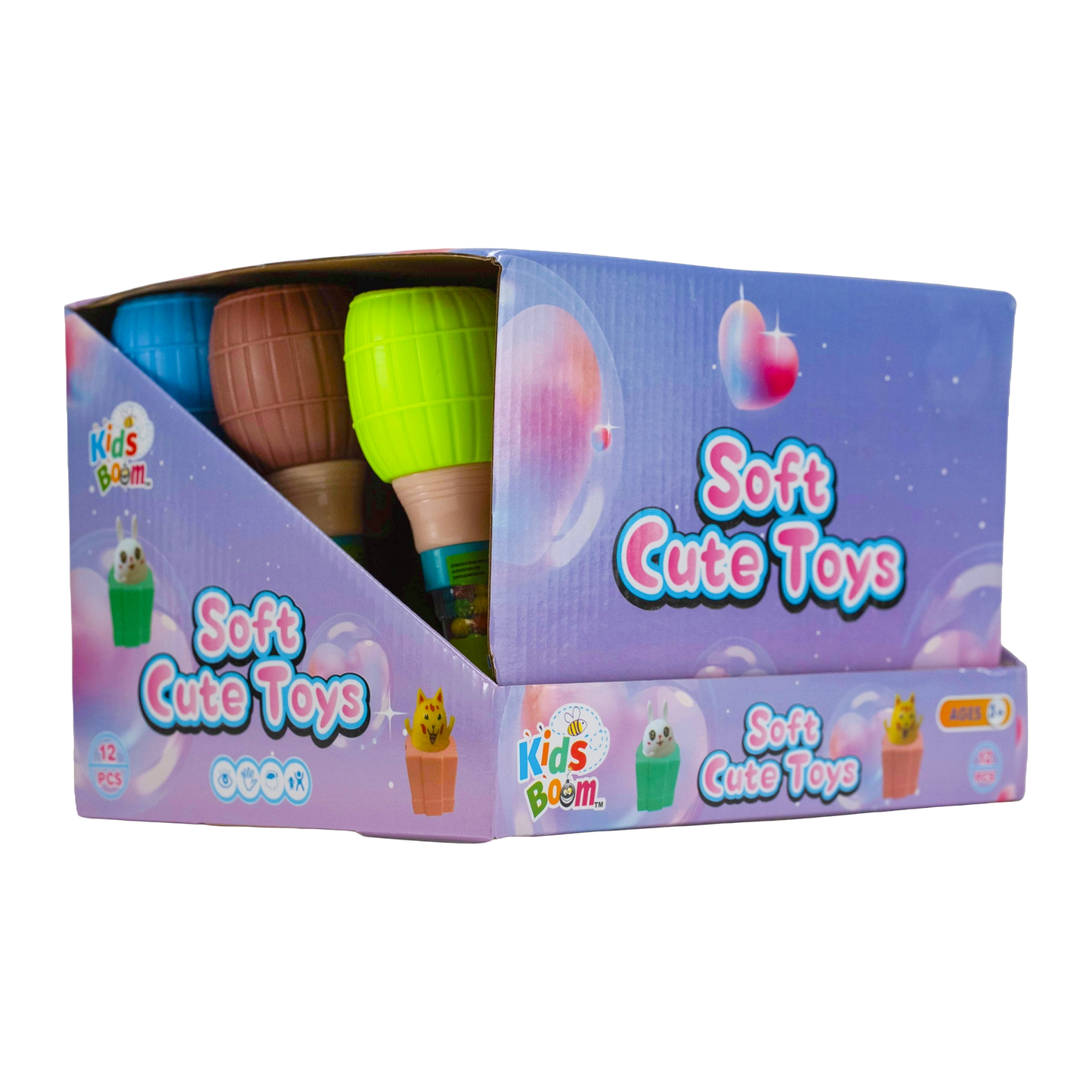 KidsBoom™ Soft Cute Toys - 12PCS (8g Each) | Soft Joy Blast