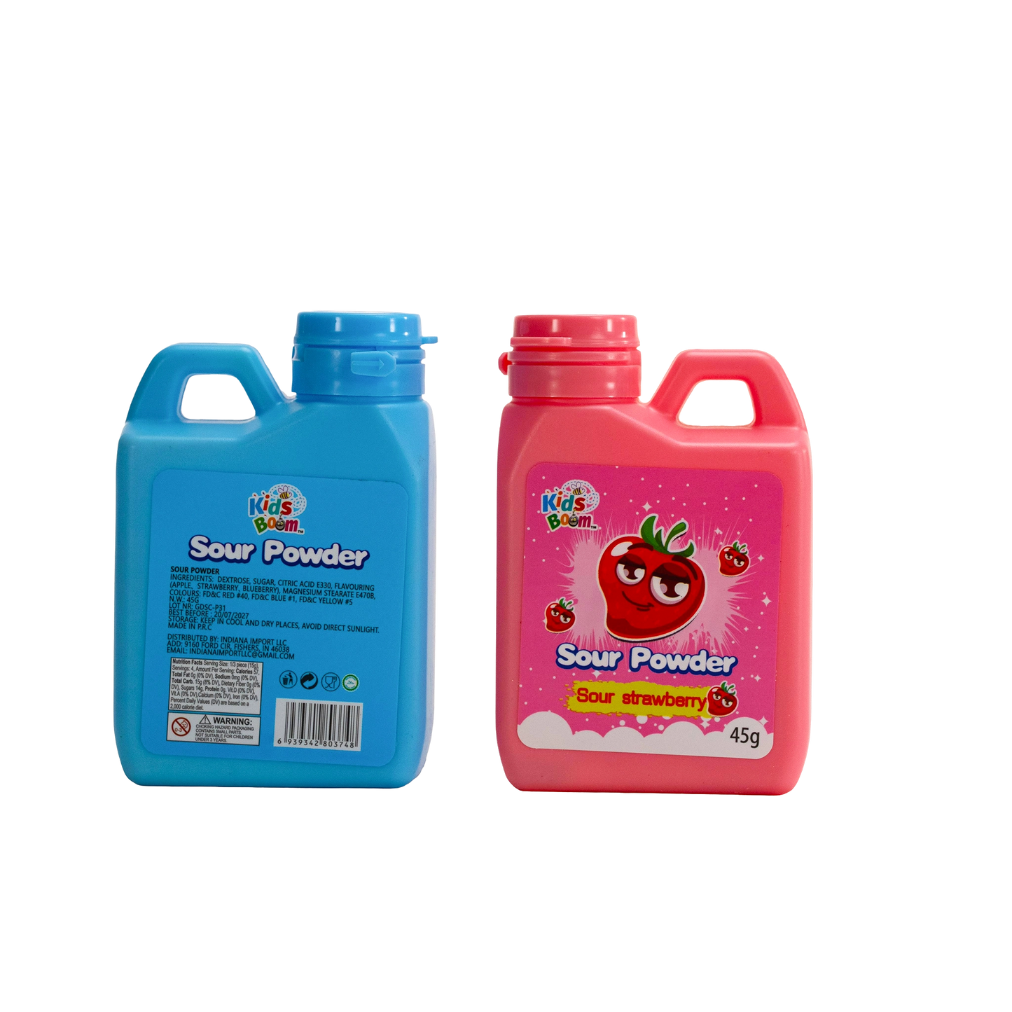 KidsBoom™ Sour Powder - 12PCS (45g Each) | Sweet, Tangy, and Totally Fun