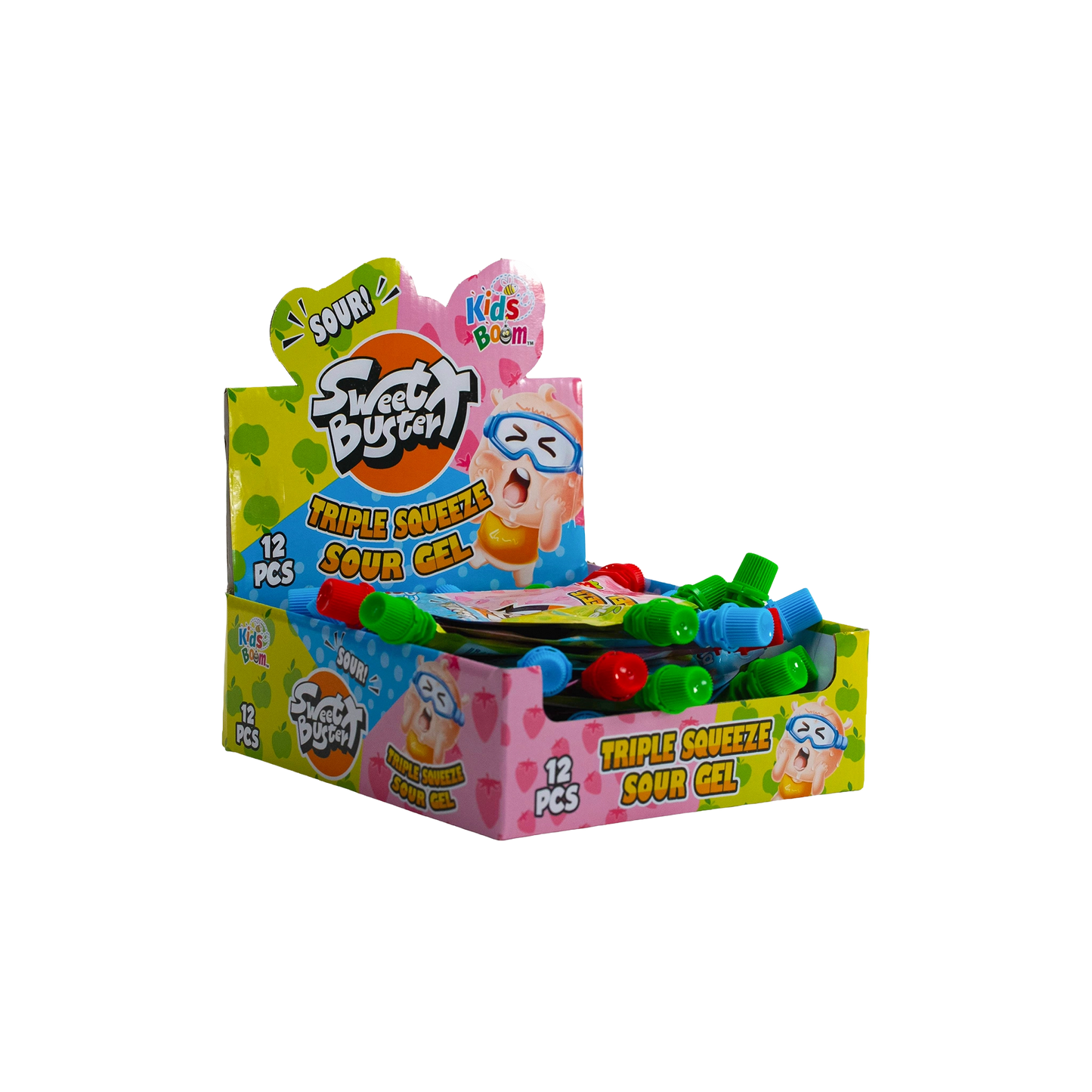 KidsBoom™ Sweet Bustert - 12PCS (45g Each) | Unwrap, Pop, Enjoy the Fun