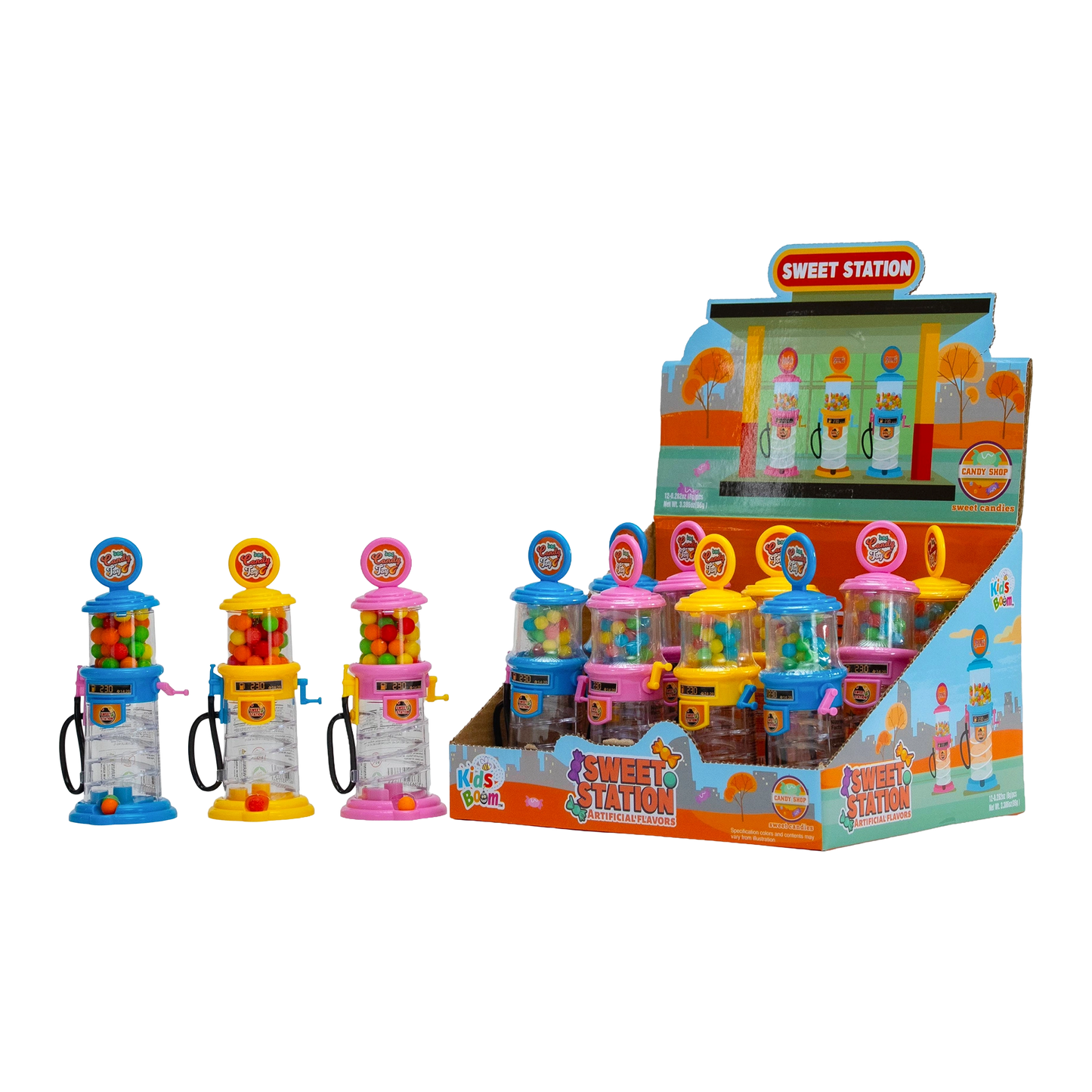 KidsBoom™ Sweet Station - 12PCS (8g Each) | Taste, Play, and Smile Big