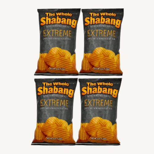 The Whole Shabang® Extreme Chips 6 oz Bags – 4 Pack Bold Savory Snack Chips
