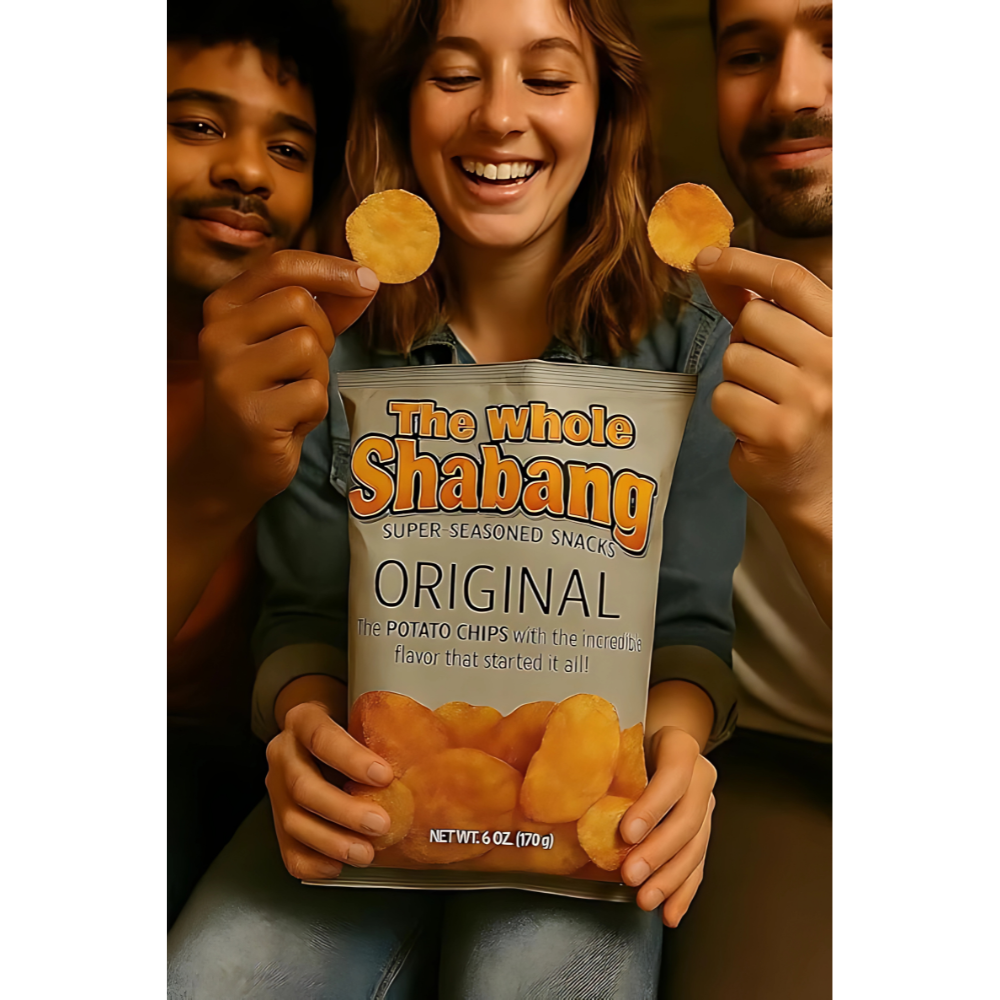 The Whole Shabang® Original Chips 6 oz Bags – 4 Pack Bold Savory Snack Chips