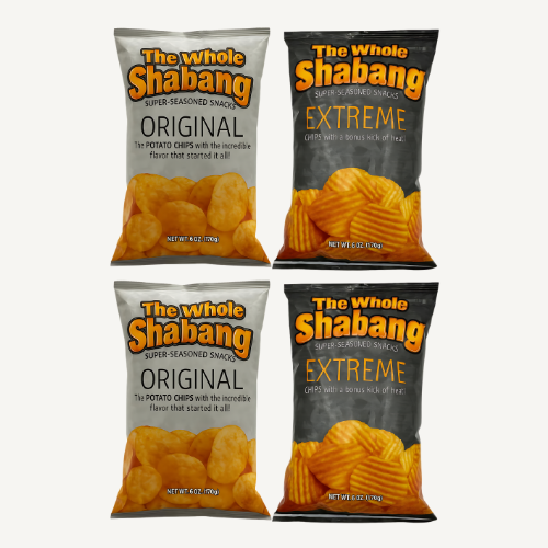 The Whole Shabang® Mix Pack Chips 6 oz Bags – 4 Pack Variety Snack Chips
