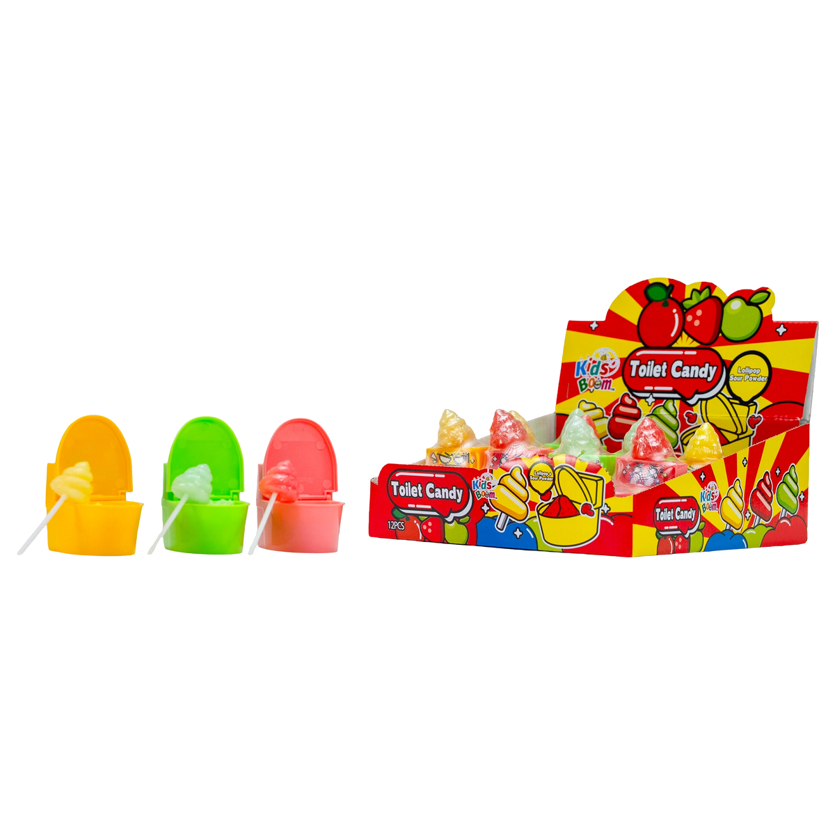 KidsBoom™  Toilet Candy - 12PCS (20g Each) | Endless Fun