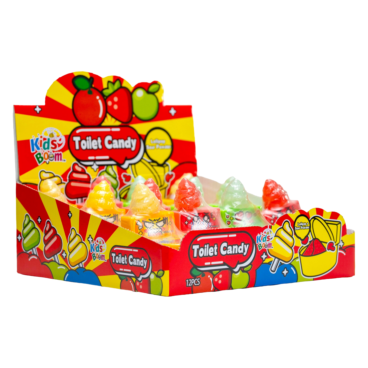 KidsBoom™  Toilet Candy - 12PCS (20g Each) | Endless Fun