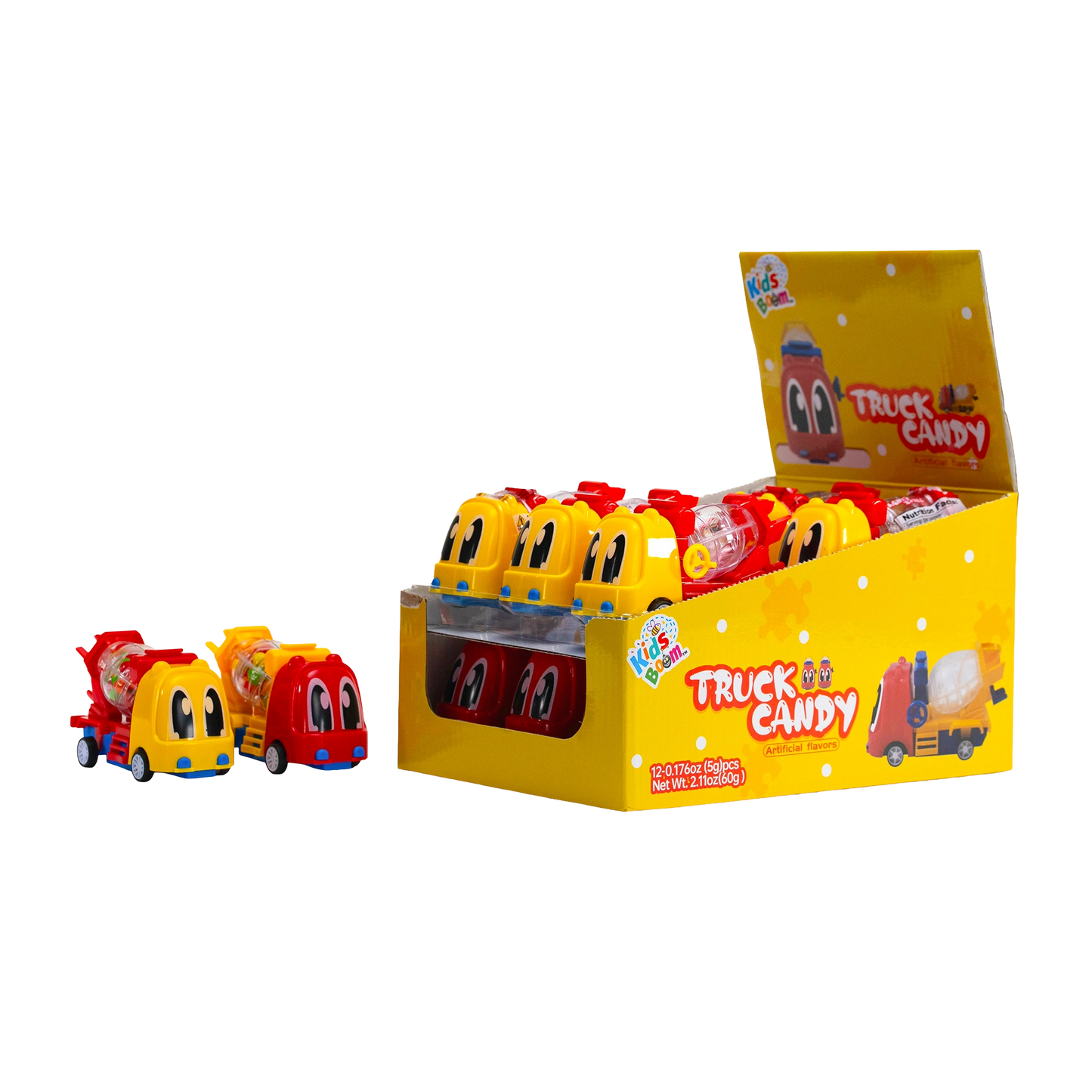 KidsBoom™ Truck Candy - 12PCS (5g Each) | Drive Into Sweet Joy