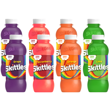 Skittles Drinks Variety Pack – 8 Bottles, 14 fl oz Each – Grape, Lime, Orange & Strawberry